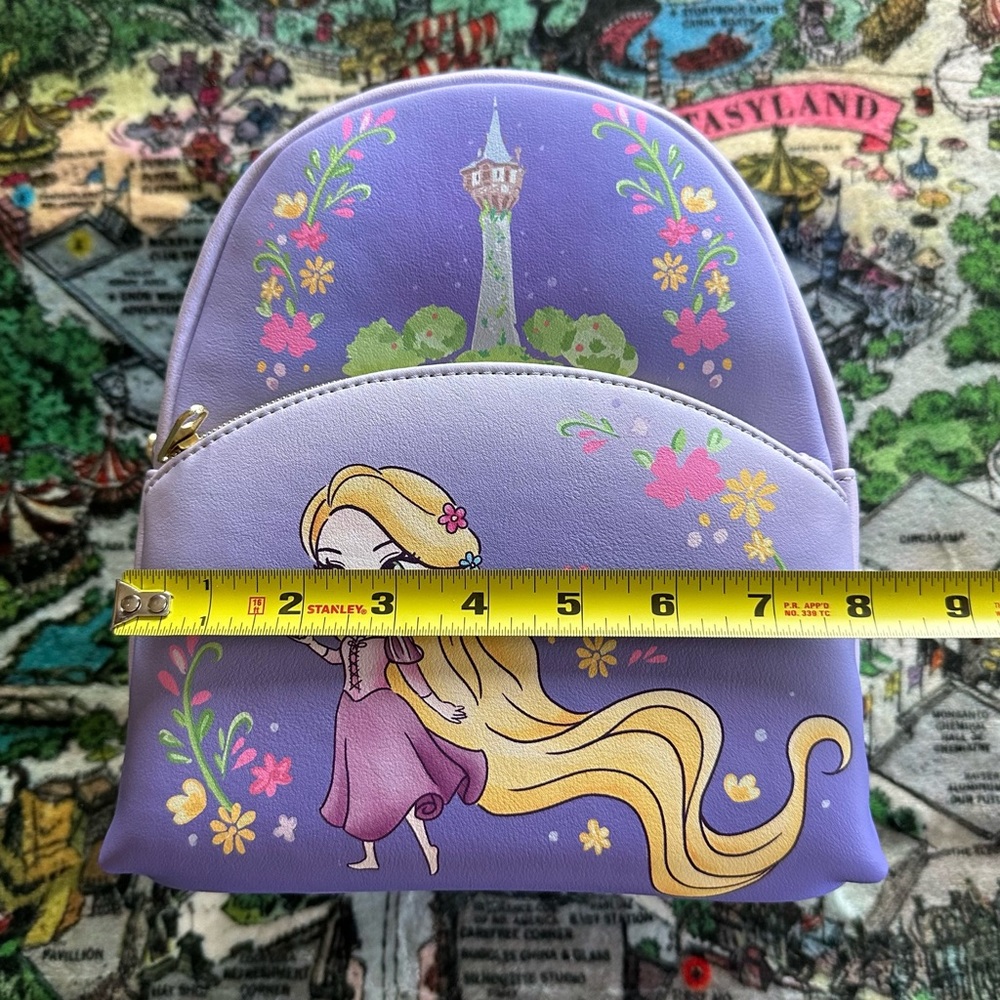 Loungefly Disney Tangled Chibi Rapunzel Mini Backpack Retired NWT 076 - Picture 11 of 14
